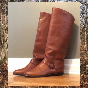 NWOT VNTG leather white mountain boots